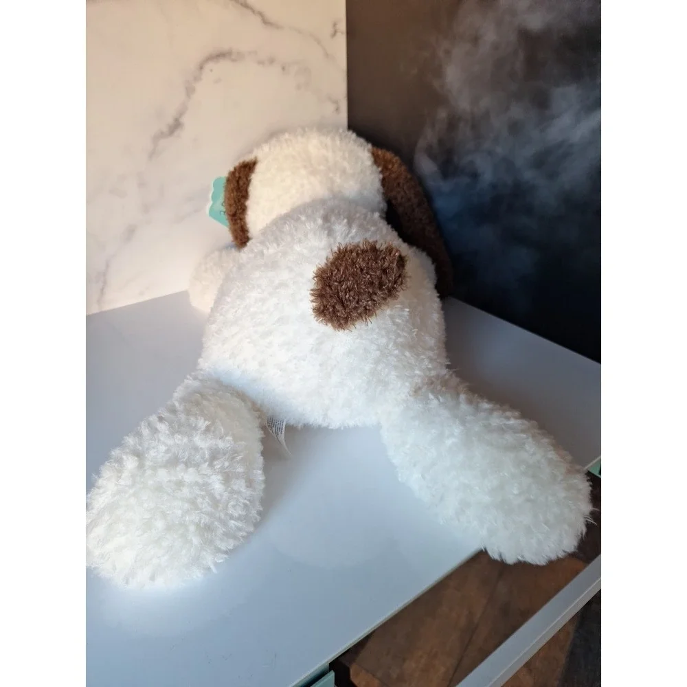 Hug Me Dog With Bone Floppy Laying Bone Plush Large 20